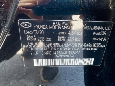 2021 Hyundai Sonata Limited